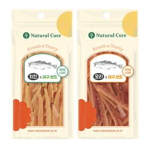치킨 오리 대구 샌드 40g 2팩