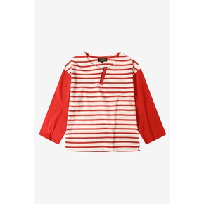 TERRA - Fancy stripes mariniere_RED_ LPTA0TS02W