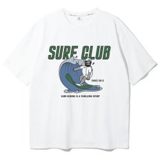 SURF CLUB MAN 오버핏 반팔티 AST4507 (3 COLOR)