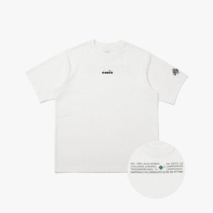 디아도라 [공식스토어] 알파로메오 클로버 반팔 티셔츠 OFF WHITE (D4221LRS76OWH)