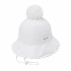 POMPOM BUCKET HAT_NURCW23409IVX