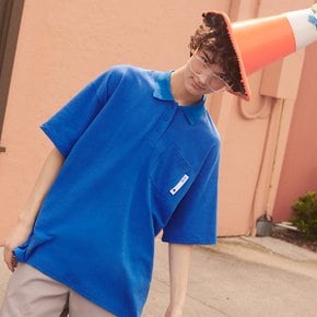 [RLOL] (TS-19307) RLOL COLLAR T-SHIRT BLUE