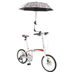 관절형 자전거 유모차 우산거치대