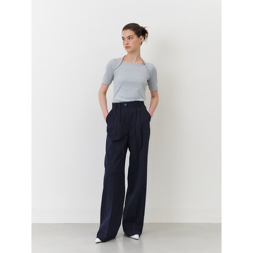 모한 RTR STRAIGHT SEMI WIDE PANTS_2COLORS