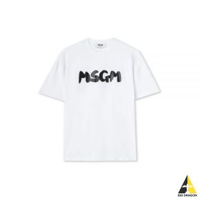 엠에스지엠 24SS 클라우드 로고 반팔 티셔츠 (3640MM131 247002 01)