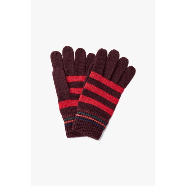 [PS PAUL SMITH] 스트라이프 패턴 니트 글러브 5754137001000