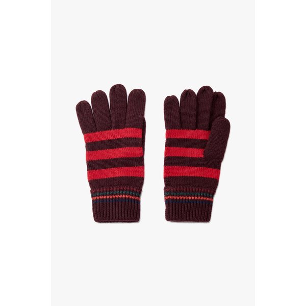 [PS PAUL SMITH] 스트라이프 패턴 니트 글러브 5754137001000