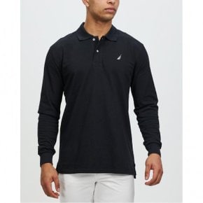 3898966 NAUTICA Briar Long Sleeve Polo Shirt - Black