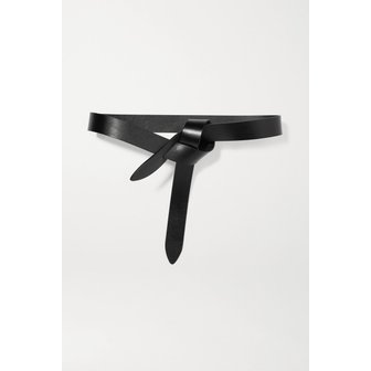 이자벨마랑 레체 가죽 벨트 블랙