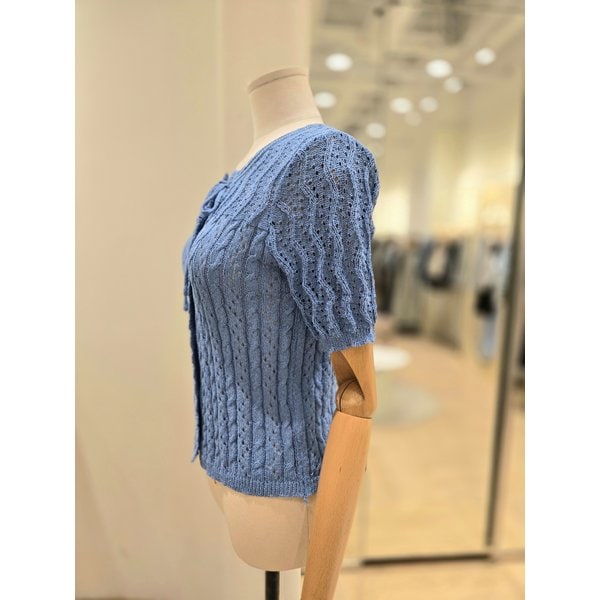 [부산점] 리본 스카시 반팔  가디건 (PR2KG564)