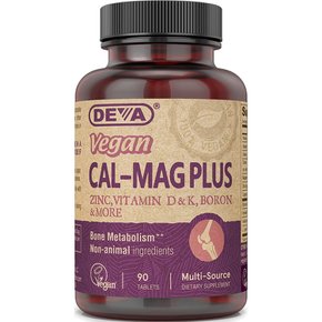 DEVA 데바 칼맥 칼슘 마그네슘 90정 Cal-Mag Plus