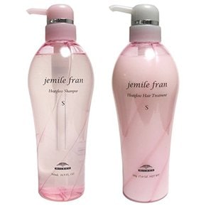 밀본 제미르 프랑 히트 그로스 S 샴푸 500ml 트리트먼트 500g 세트 [jemile fran]