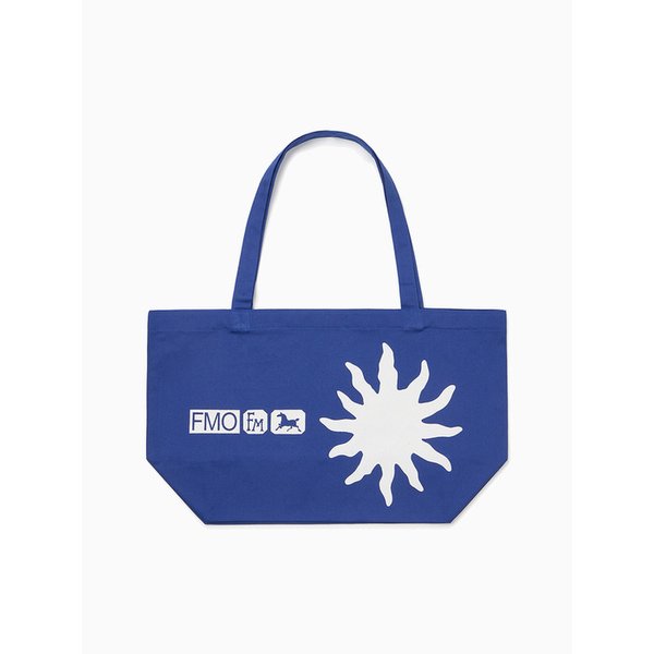 번 스탬프 토트백 [블루]