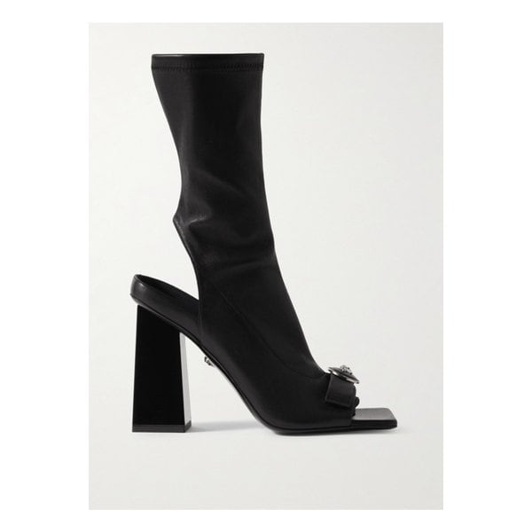 지아니 리본 장식 가죽 앵클 부츠 1647597352801124