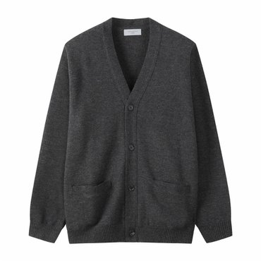 커스텀멜로우 [Outlet] Grey Honeycomb Cardigan_C9WAW24701GYD