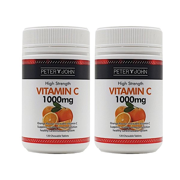 뉴질랜드 피터앤존 비타민C 1000mg 120정 2개