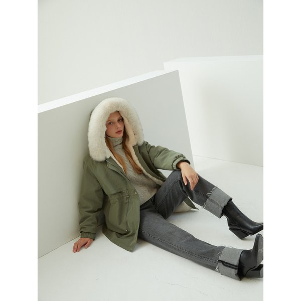 [LEPURE] SAGAFOX Hood Goose Jacket