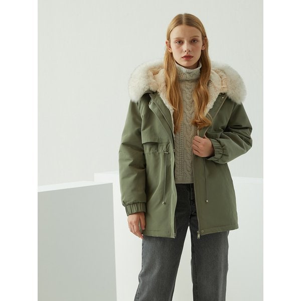 [LEPURE] SAGAFOX Hood Goose Jacket