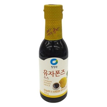 제이큐 청정원 유자폰즈 소스 225G