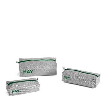 HAY 헤이 HAY  Candy Mono Wash Bag Box Set of 3 grey 캔디 모노 워시백 박스