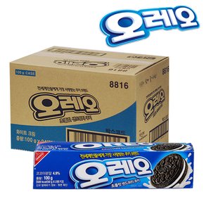 오레오 화이트 크림과자 100g X24개(1박스)