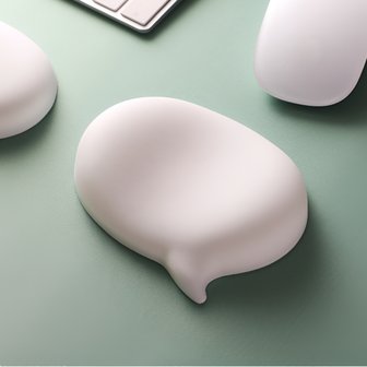  챗버블 마우스 손목받침대 키보드 손목받침대 팜레스트 실리콘 생활방수 5가지색상
