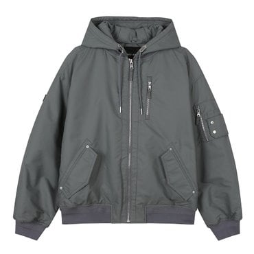 버커루 남성 나일론 후드탈착 패딩 항공JP (B241JP320P)