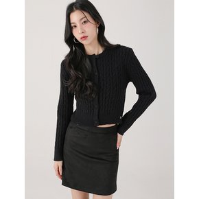 Round Crop Twisted Cardigan - 5COL