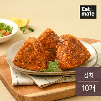 잇메이트 닭가슴살 찰현미 구운주먹밥 김치 100g 10팩