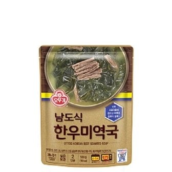  오뚜기 남도식 한우미역국 500g