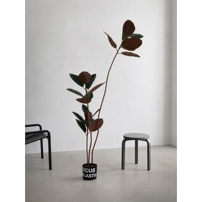 멜라니 고무나무 (Ficus elastica) 조화 대형