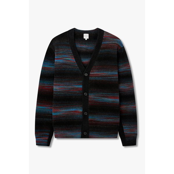 알파카 울 블렌드 스트라이프 가디건 5715328109000