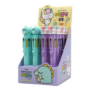 쪼꼬미 친구들 피규어 8색 볼펜/20자루/box ver3 n372