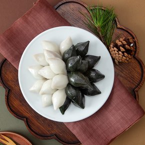 해동해서 바로먹는 송편세트 1kg(500gx2팩) / 백송편+쑥송편