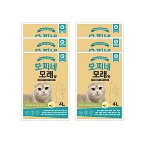 모찌네 고양이 모래 레몬향 4L x 6EA(24L) 18.6kg