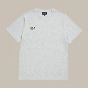 COHBU M26388 TPN GRIS CHINE NOIR RUE MADAME 마담 스탠다드 공용 반팔티 270825 150391