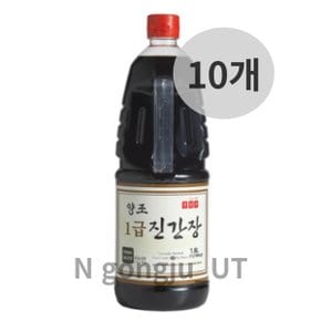 신앙촌 전통 옹기 자연발효 양조 1급 진간장 1.8L10개