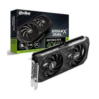 이엠텍 지포스 RTX 4060 Ti STORM X Dual OC D6 8GB./