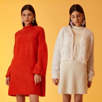 모라니프 [40%할인가]풀오버 니트 드레스PULLOVER KNIT DRESS