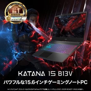 Core i9 & RTX 4070 PC Katana15 i9 WQHD165Hz32GB1TBWindows11Katana-15-B13VGK-3603JP [최신