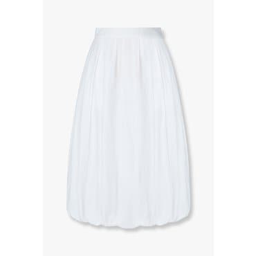 GCUT [25S/S] 백 밴딩 나일론 볼륨 롱 스커트(7255135104)