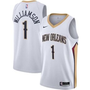 [해외] 1066724 NBA 저지 자이언 윌리엄슨 [뉴올리언스 펠리컨스] Nike Swingman Jersey White A