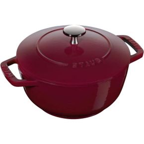 일본 스타우브 냄비0108 Staub WaNABE Medium Double Handed Pot 7.1 inches 18 cm Ovensafe Bor