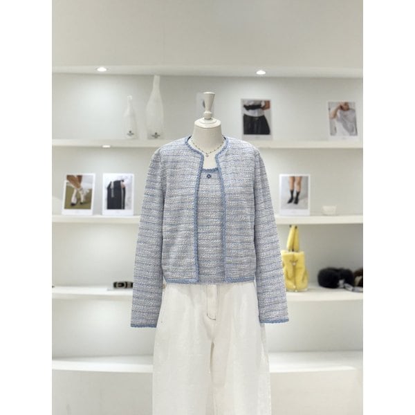[여주점] 여성 라운드 니트 가디건 세트 (L262PSF034)