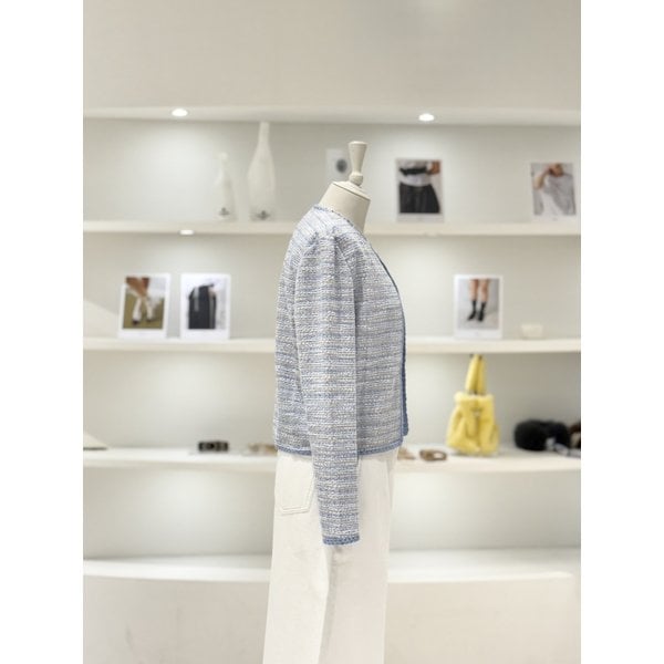 [여주점] 여성 라운드 니트 가디건 세트 (L262PSF034)