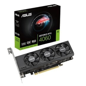 아수스 지포스 RTX 4060 LP BRK OC 에디션 8GB GDDR6 RTX4060-O8G-LP-BRK 비디오 카드 국내