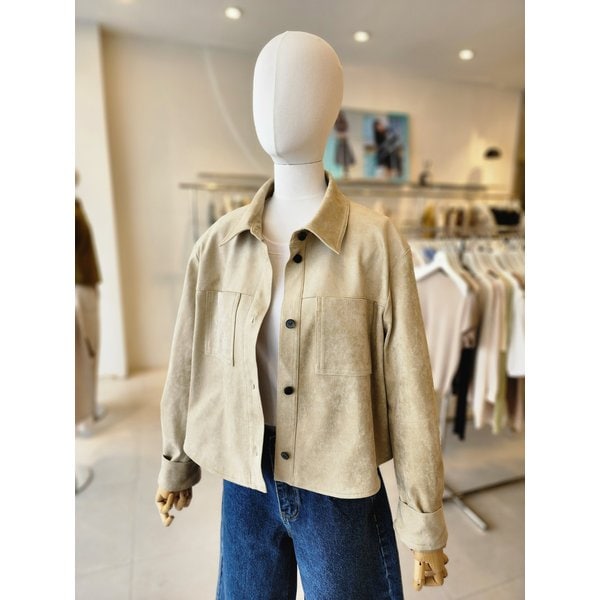 [여주점] [JJ 지고트] 여성 크롭 셔츠 쟈켓 GS4A3LT371