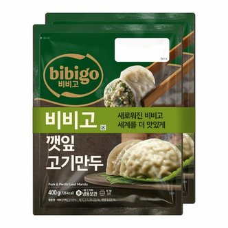 CJ제일제당 비비고 수제깻잎고기만두400 6봉