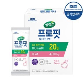 프로핏 웨이프로틴 스틱 복숭아맛 33g 10포 1박스