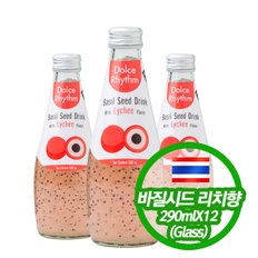 돌체리듬 바질시드 리치향 씨앗음료290mlX12(Glass)